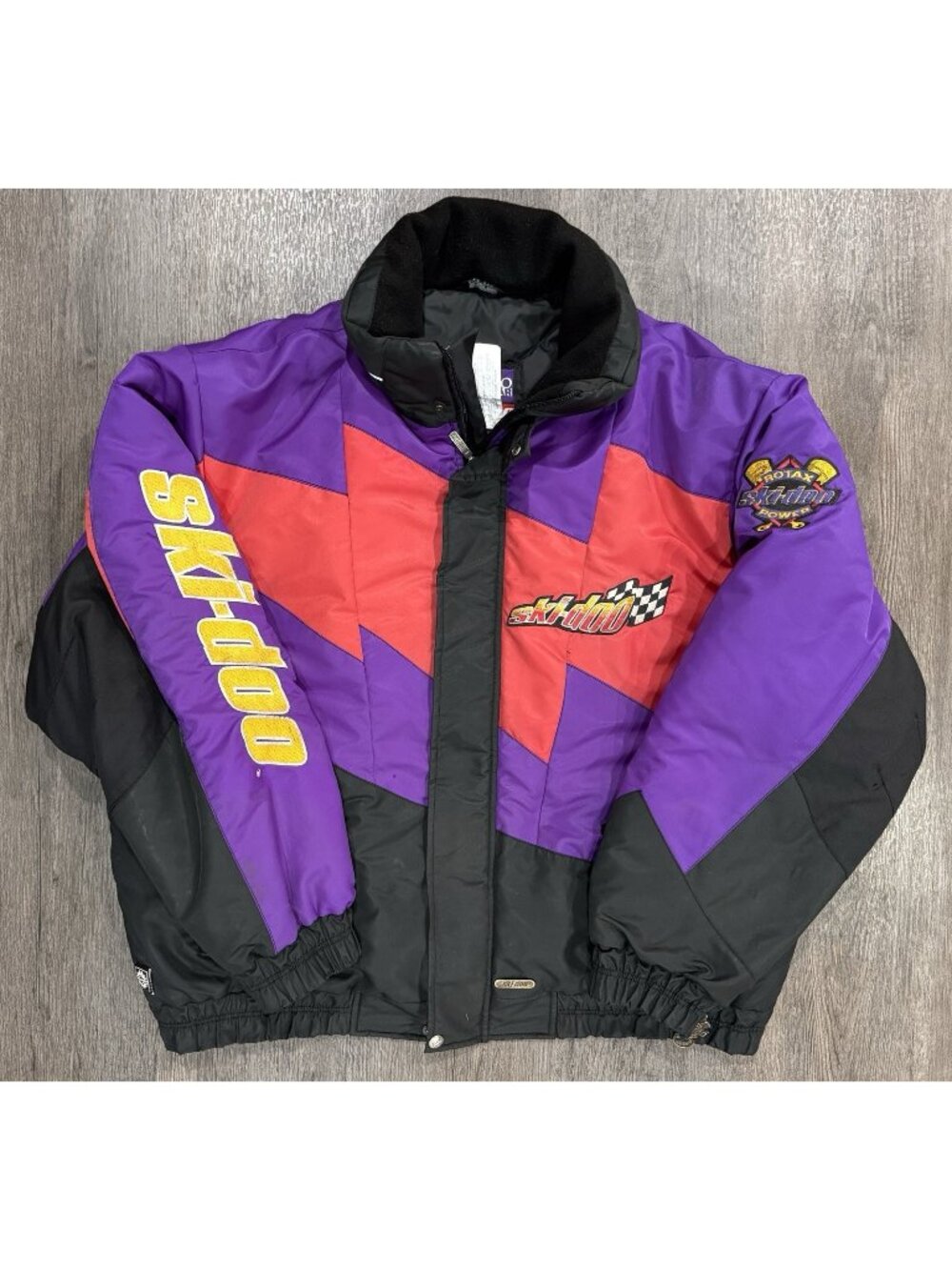 Vtg Ski-Doo Bombardier Jacket Mens Size Xtra Large Snowmobile XL Shark tooth